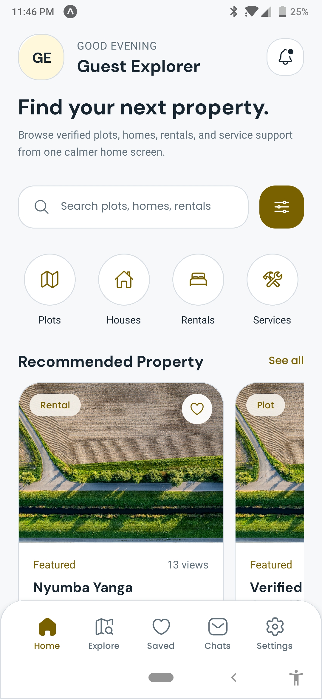Dwello265 mobile app screenshot